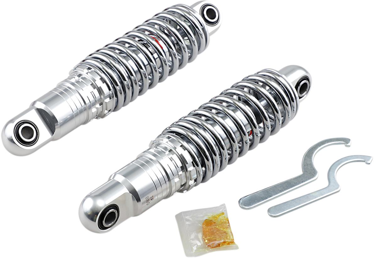 Drag Specialties Premium Ride-Height Adjustable Shocks 1310-1669