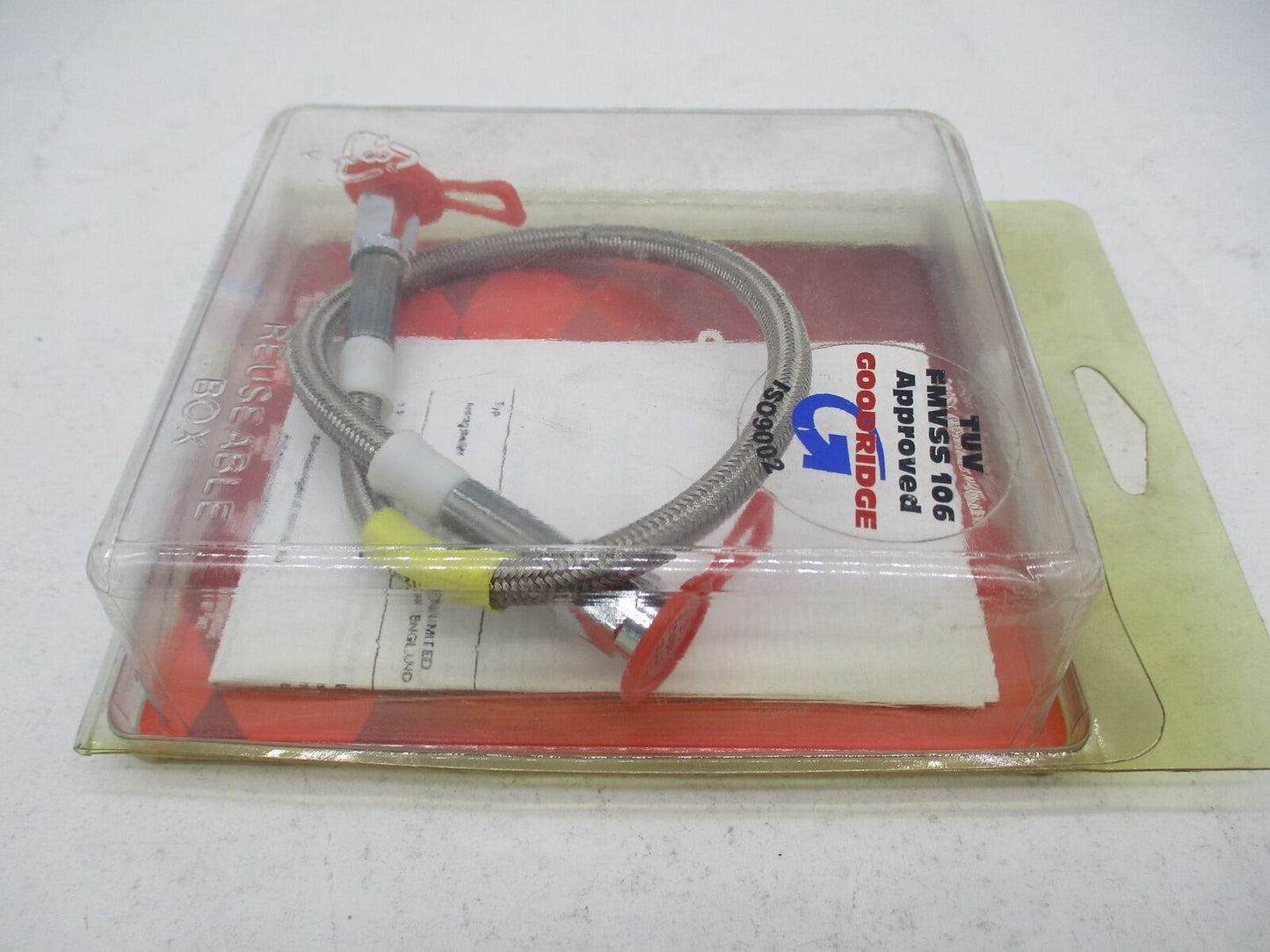 Goodridge Braided Stainless Universal Brake Line 14" Long T-30314CH