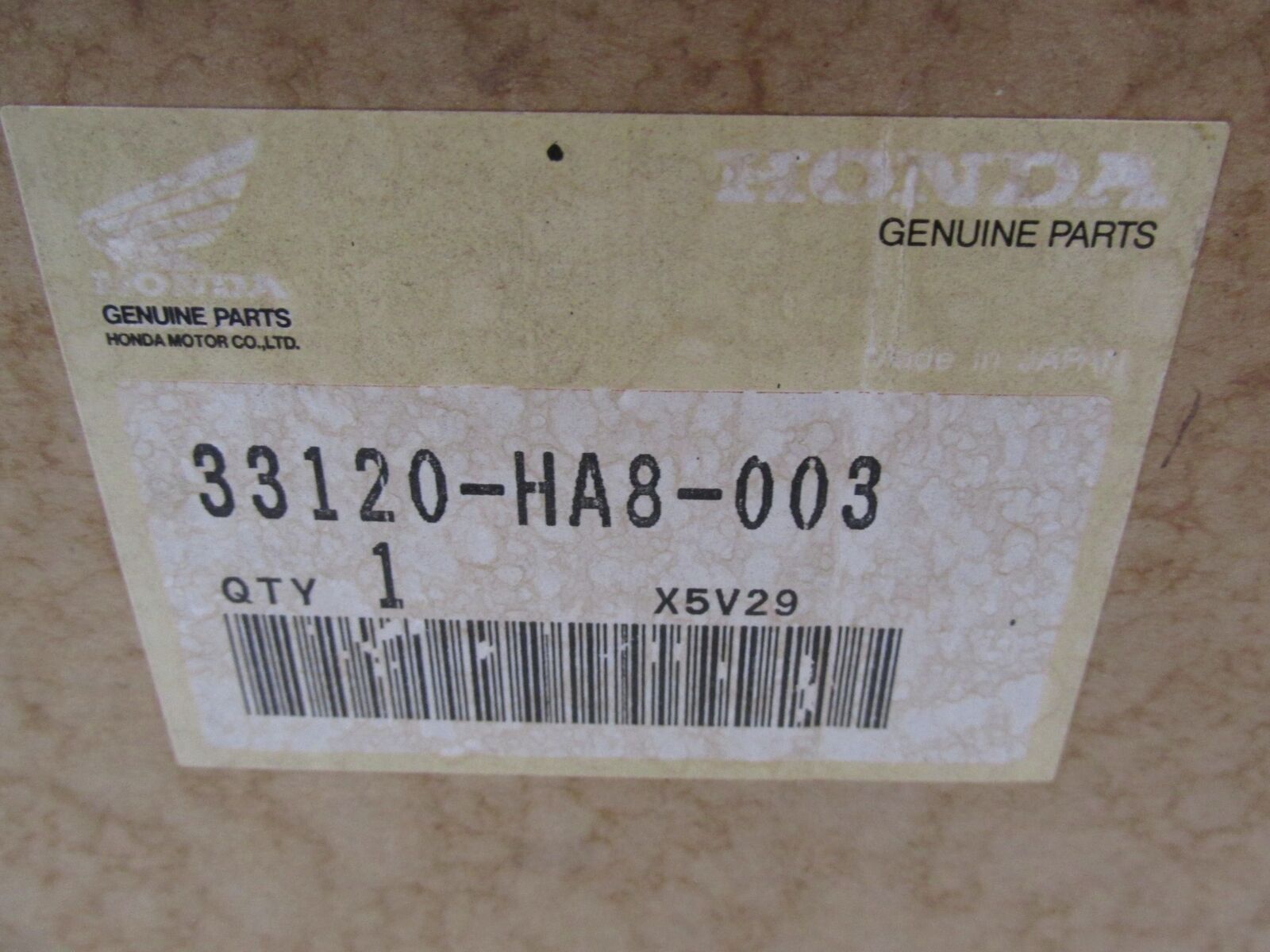 Honda Genuine NOS Headlight Unit Assembly 33120-HA8-003