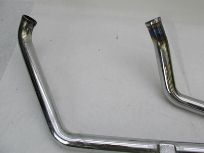 Harley Davidson Evo Evolution Big Twin Slash Cut Exhaust Drag Pipes