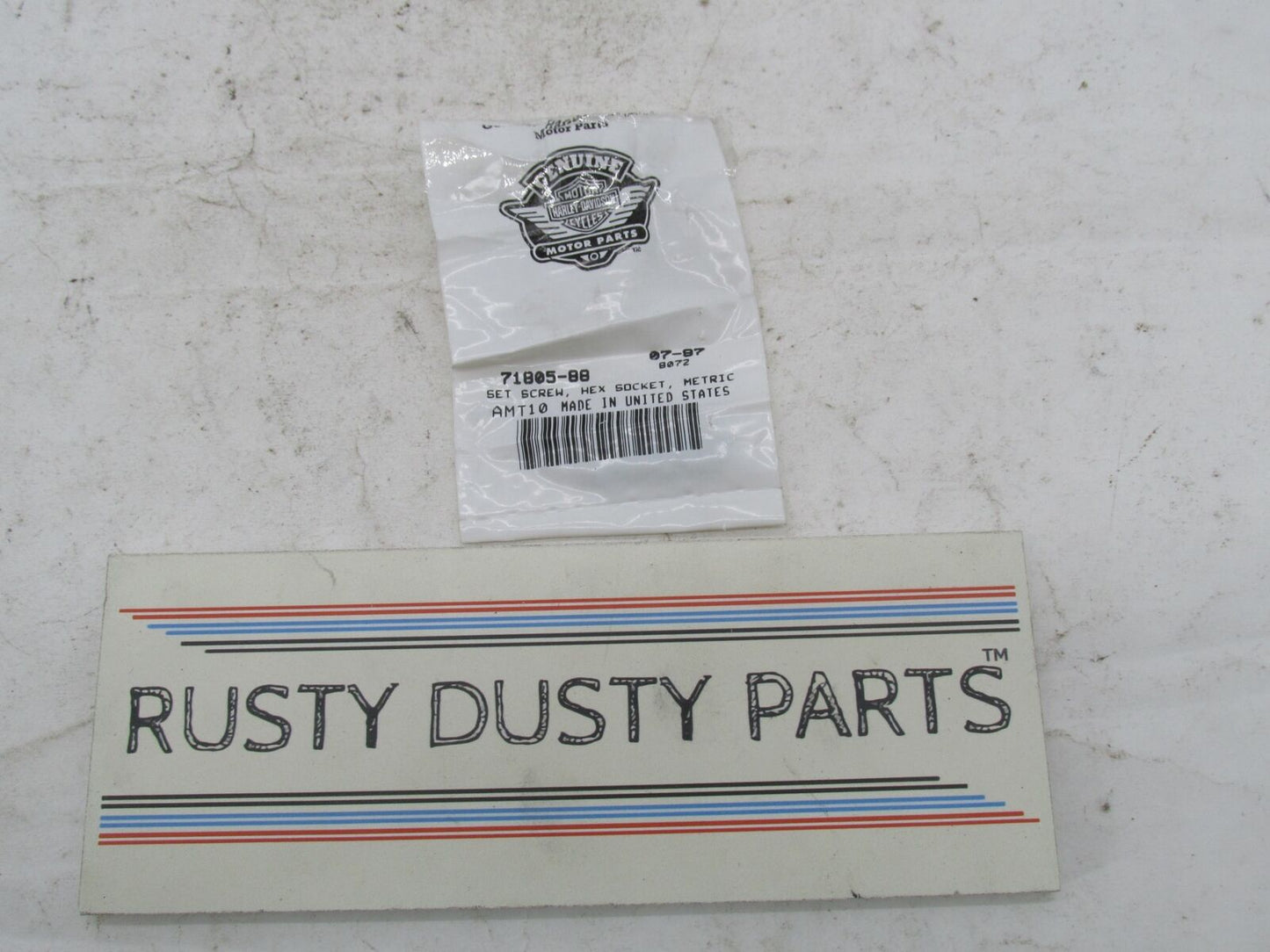 Lot of 10 Harley Davidson Handlebar Switch Hex Socket Set Screws 71805-88