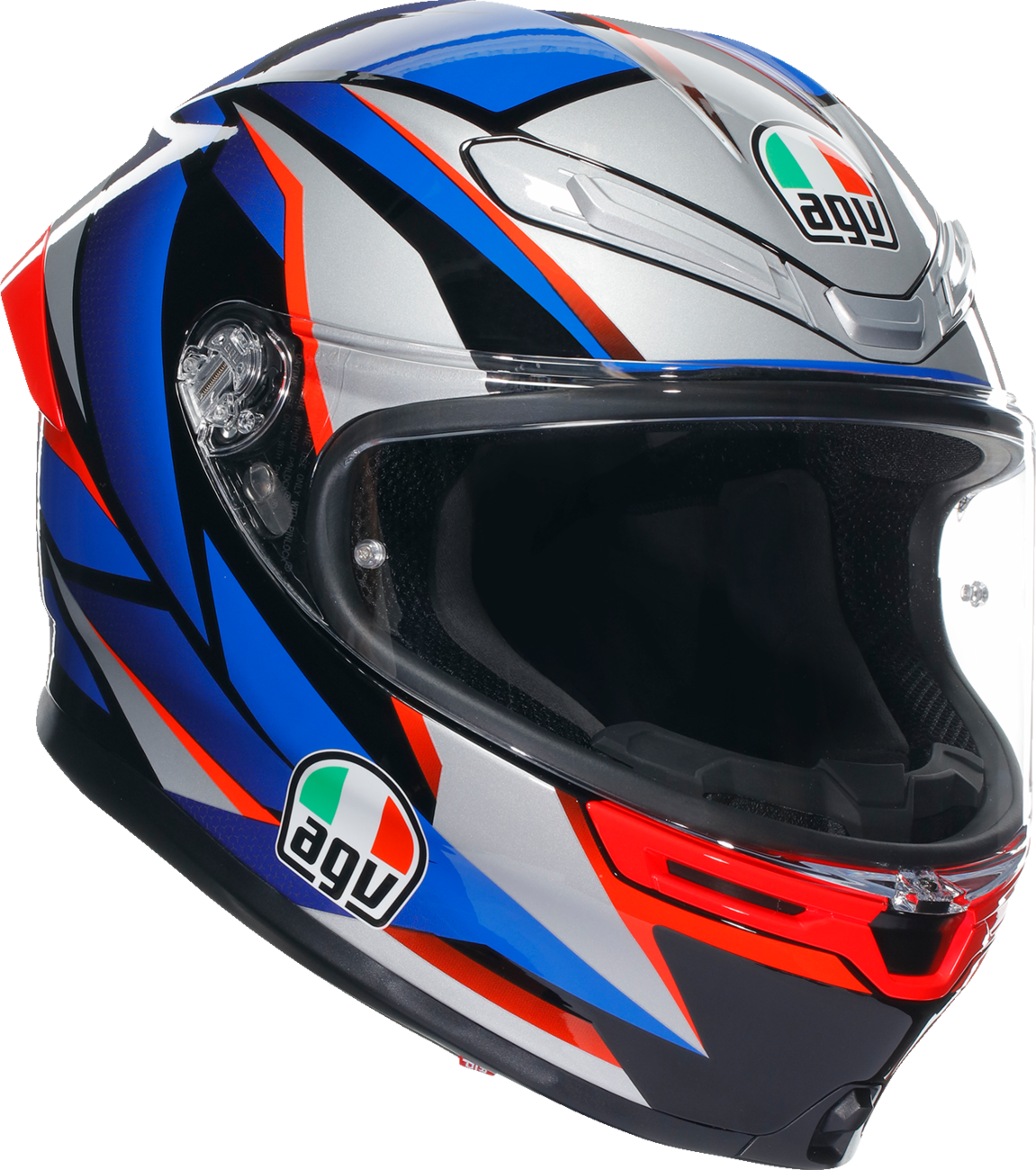 AGV K6 S Slashcut Helmet Black/Blue/Red Small 2118395002015S