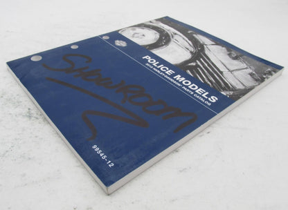 Harley-Davidson Official Factory 2012 Police Models Parts Catalog 99545-12