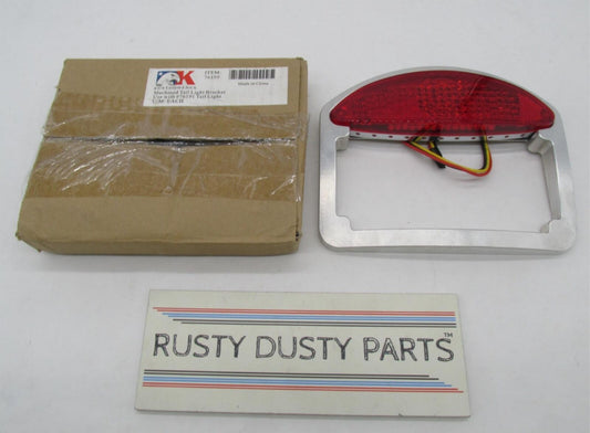 Harley Chopper KustomWerkz Machined Taillight License Plate Bracket w/ LED 76199