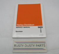 Harley Davidson Genuine 1959 to 1969 Sportster Service Manual 99484-69