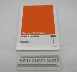 Harley Davidson Genuine 1959 to 1969 Sportster Service Manual 99484-69