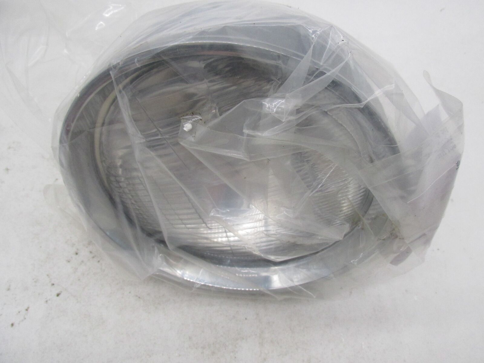Kustomwerkz Harley 7" Chrome Headlight with Billet Trim H4 12V 76078