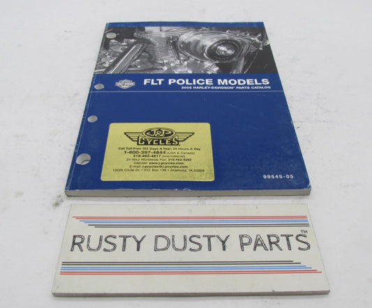 Harley-Davidson Official Factory 2005 FLT Police Parts Catalog 99545-05