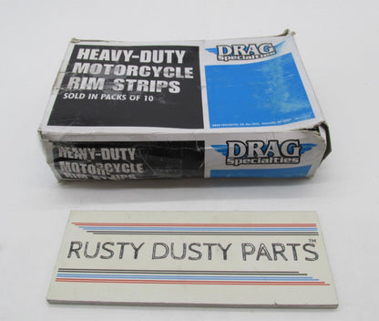 Pack of 10 Harley Drag Specialties 15"x5 Wide Rim Strips w/ Center Stem DS181508