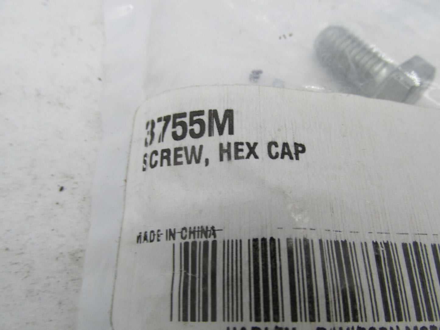 Lot of 5 Harley-Davidson Genuine NOS Hex Cap Screws 3755M