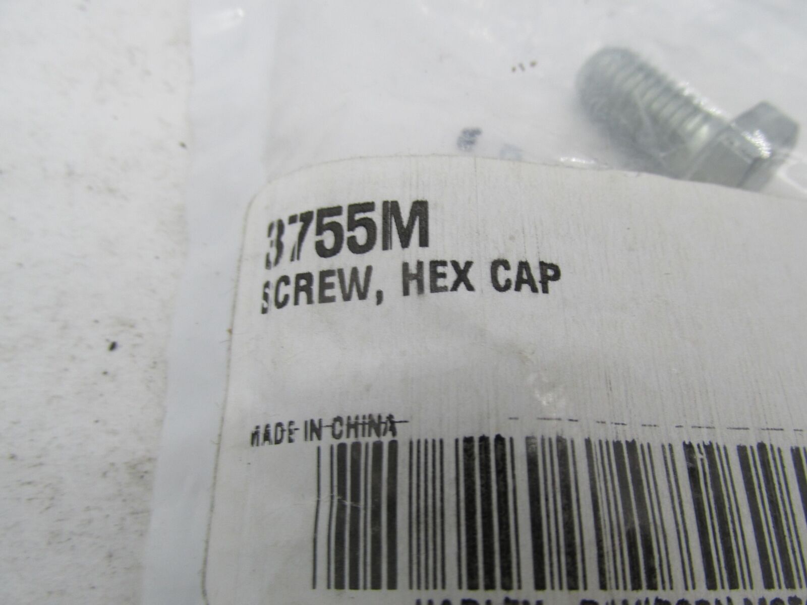 Lot of 5 Harley-Davidson Genuine NOS Hex Cap Screws 3755M