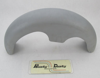 KustomWerkz Custom Chopper Silver Metal 4.75" Wide Front Fender 11370