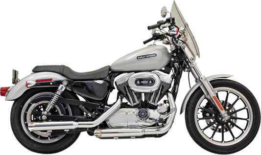 Bassani 3in. Firepower Slip-Ons Slash Cut - Chrome 1X17F