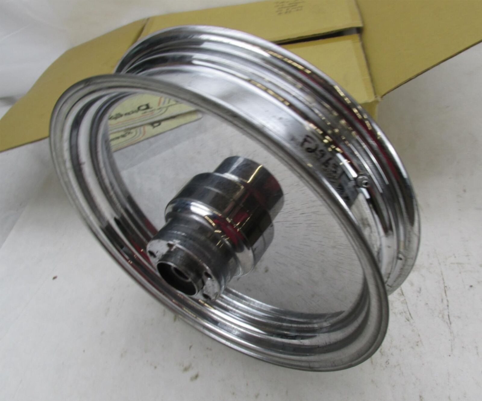 2002 Harley Softail FXSTS Polished Solid Billet Aluminum Front Wheel 16X3.5