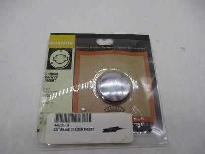 Harley Davidson Genuine NOS Sportster Chrome Brake Caliper Insert 44620-04