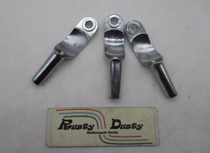 Lot of 3 Harley Davidson Turn Signal Relocation Chrome Brackets