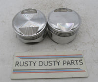 Pair of Harley Davidson Ross NOS High Performance Over Sized Pistons 132211 ZE