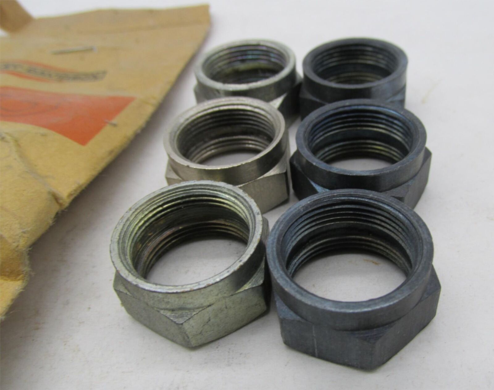 Lot of 6 Harley-Davidson Genuine NOS Aermacchi Petcock Fuel Valve Nuts 63528-66P