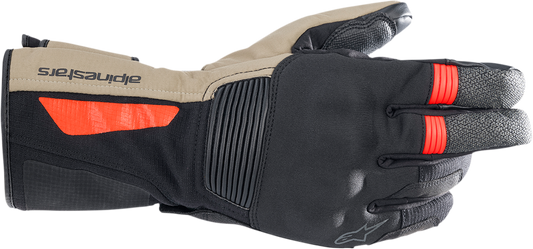 Alpinestars Denali Aerogel Drystar Gloves Black/Tan/Red Large 3526922-1853-L