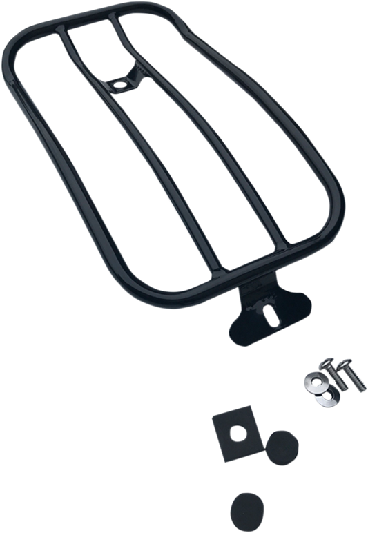 Motherwell Solo Luggage Racks 7" Gloss Black MWL-118GB