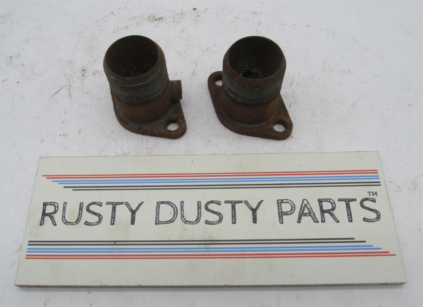 Pair of Vintage Triumph Pre-unit Intake Manifolds T120