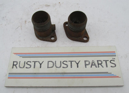 Pair of Vintage Triumph Pre-unit Intake Manifolds T120