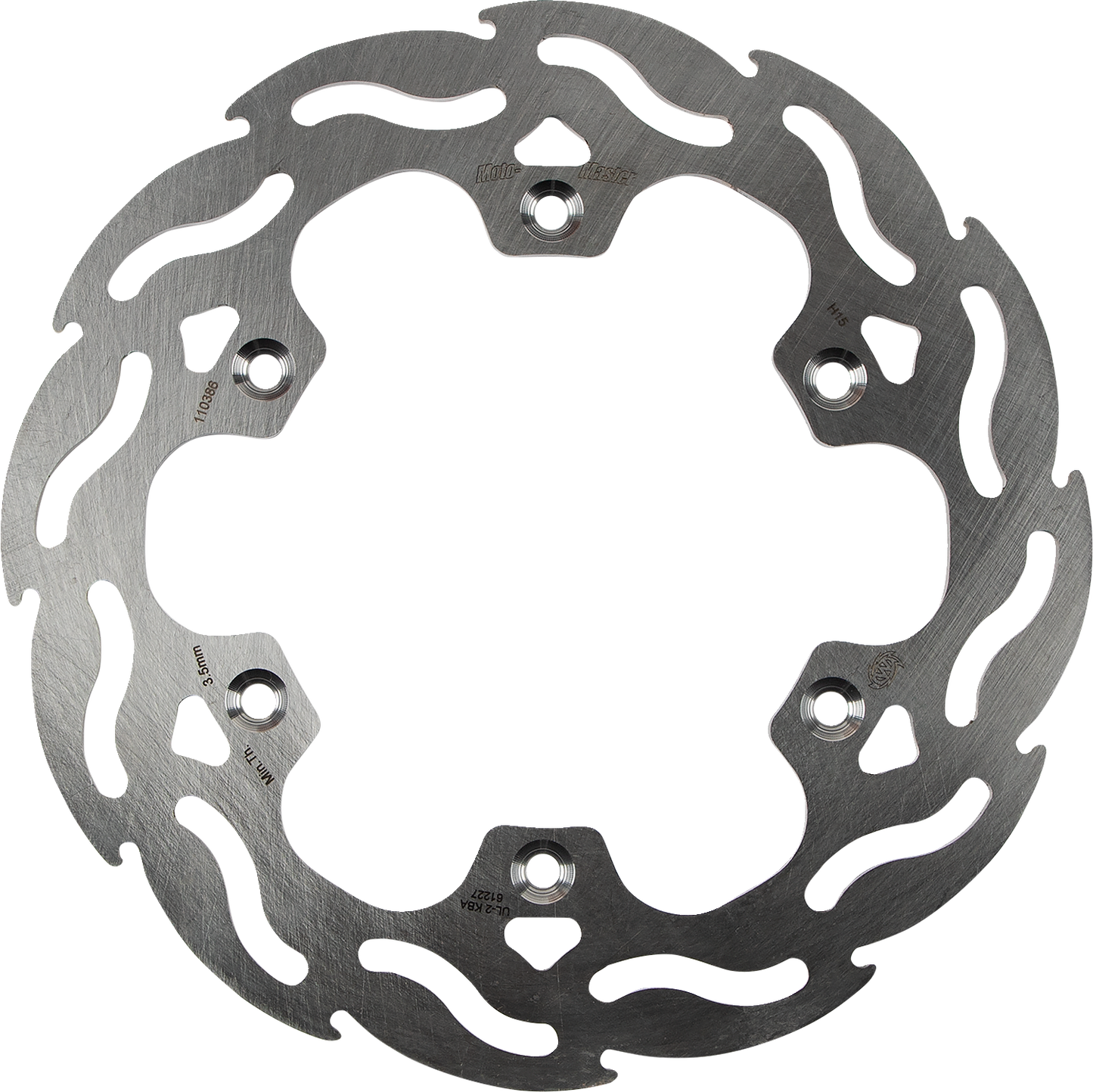 Moto-Master Flame Brake Rotors Rear 110386-PU