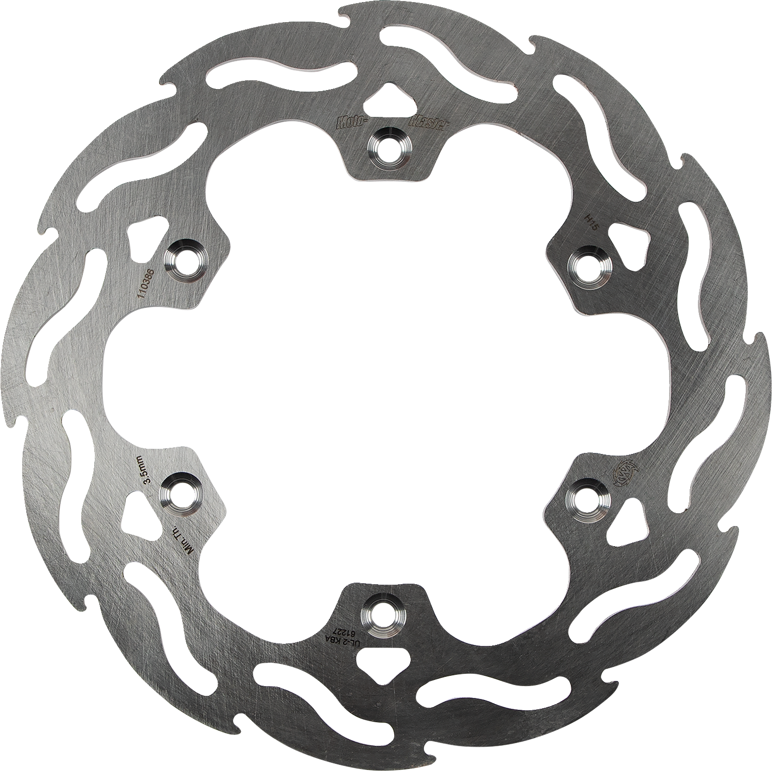 Moto-Master Flame Brake Rotors Rear 110386-PU