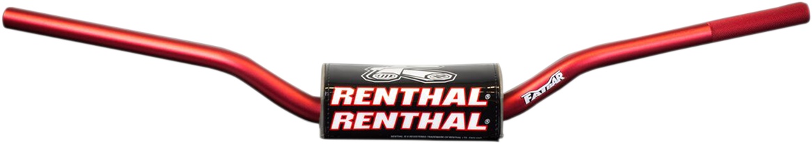 Renthal Fatbar Handlebars Red 839-01-RD