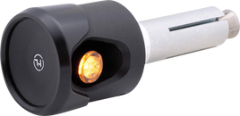 Highsider Highsider Akron-Flash LED Bar End Turn Signals Black 203-0050