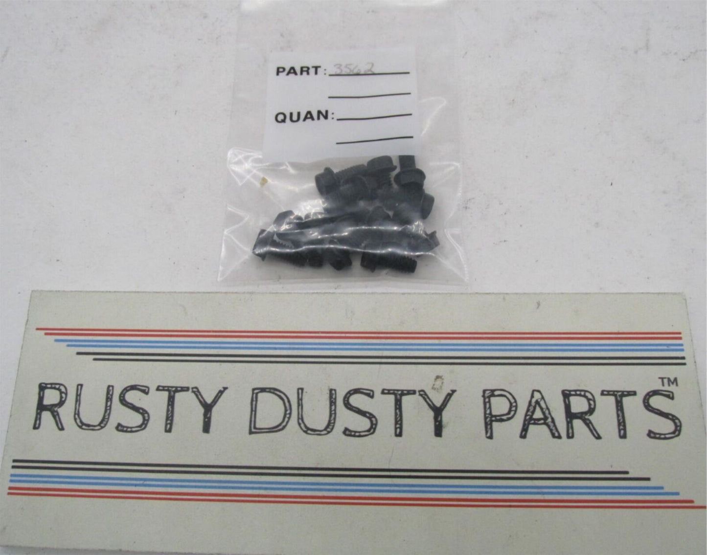 Lot of 14 Harley-Davidson Genuine NOS Hex Head Flange Screws 3562