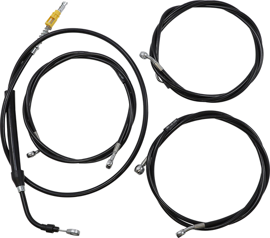 LA Choppers Handlebar Cable/Brake Line Kit LA-8056KT2-13B