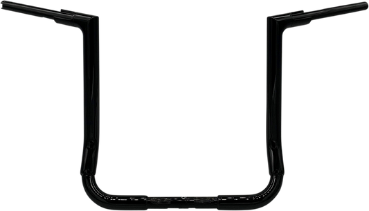 Fat Baggers, Inc. 1-1/2" EZ Install Flat Top Handlebar 16" Black 607016-B
