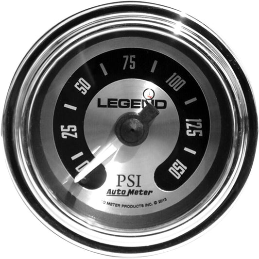 LEGENDS Fairing Mounted LED Backlit PSI Guages Titanium - Lighted