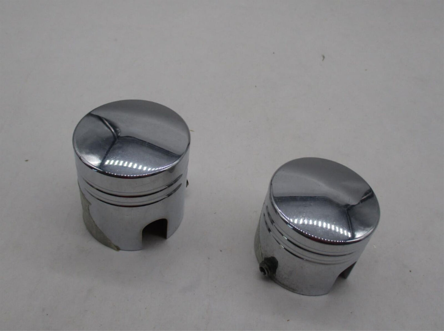 Set of Harley Davidson Genuine Piston Front Axle Nut Covers 43564-04A