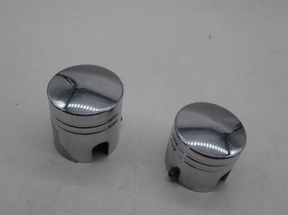 Set of Harley Davidson Genuine Piston Front Axle Nut Covers 43564-04A