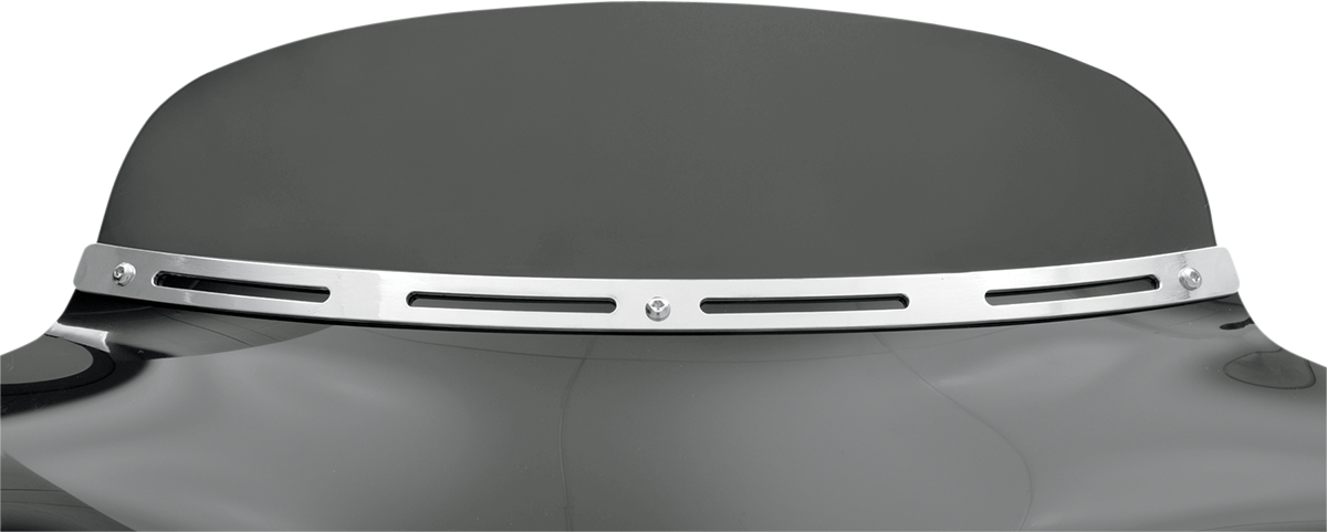 Memphis Shades Batwing Fairing Slotted ChromeTrim MEM0911