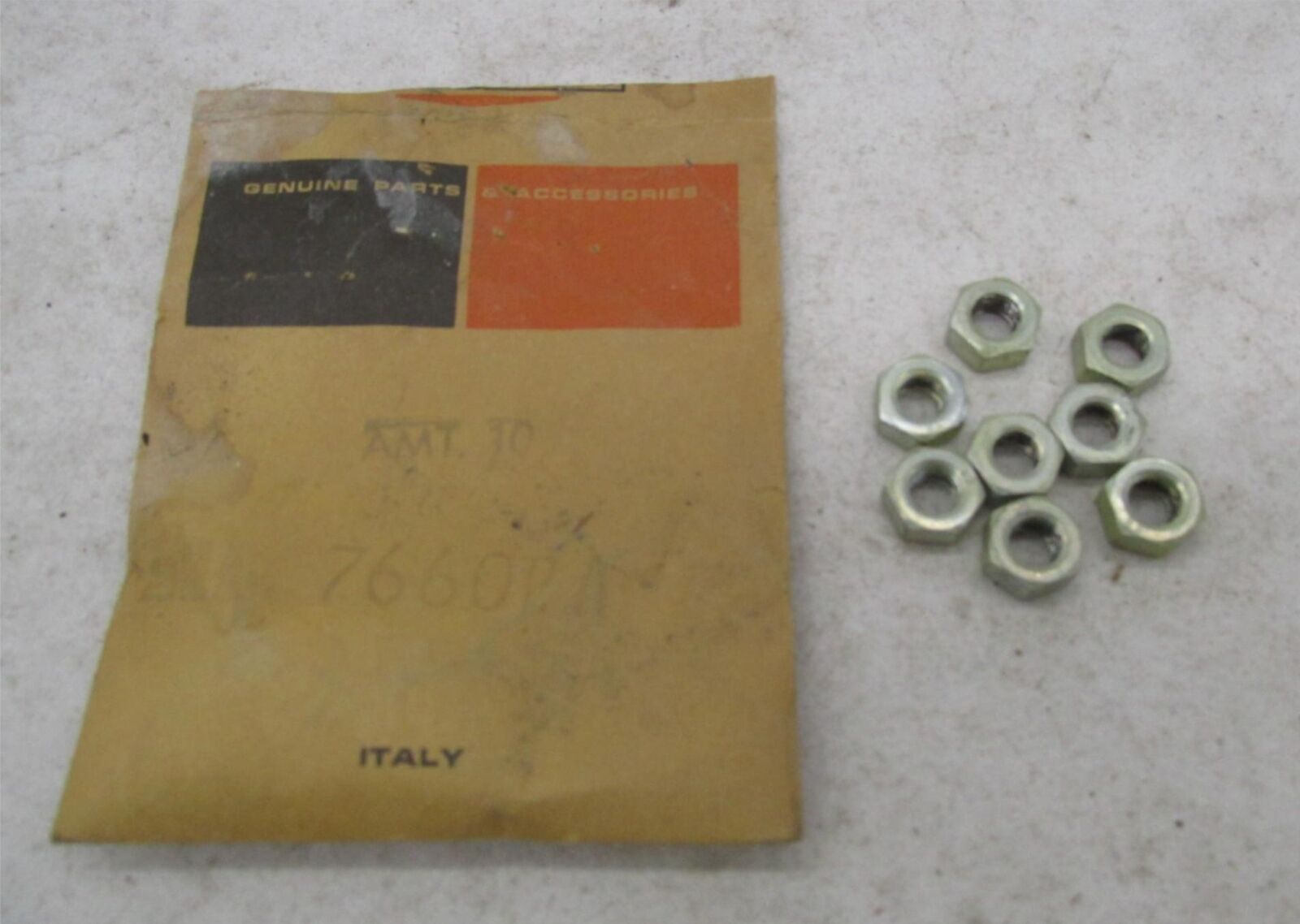 Lot of 7 Harley-Davidson Genuine NOS Aermacchi Nuts 7660PA