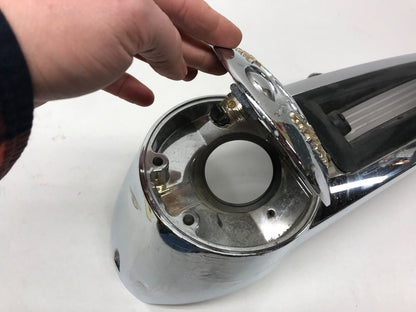 Harley Gas Fuel Tank Dash Console 61270-08 w/ 61335-09A Live to Ride Door