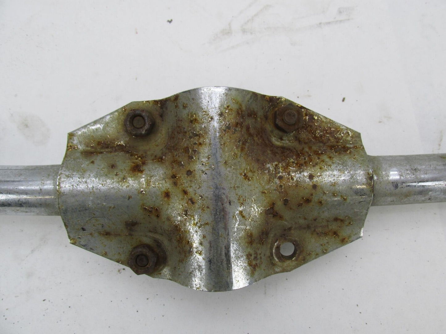 Vintage Chrome Patina Motorcycle Crash Engine Guard Bar Triumph Honda Yamaha CZ