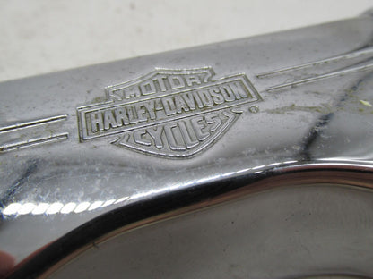 Harley-Davidson Chrome Riser Clamp Cover with Bar Shield Logo 56567-86B