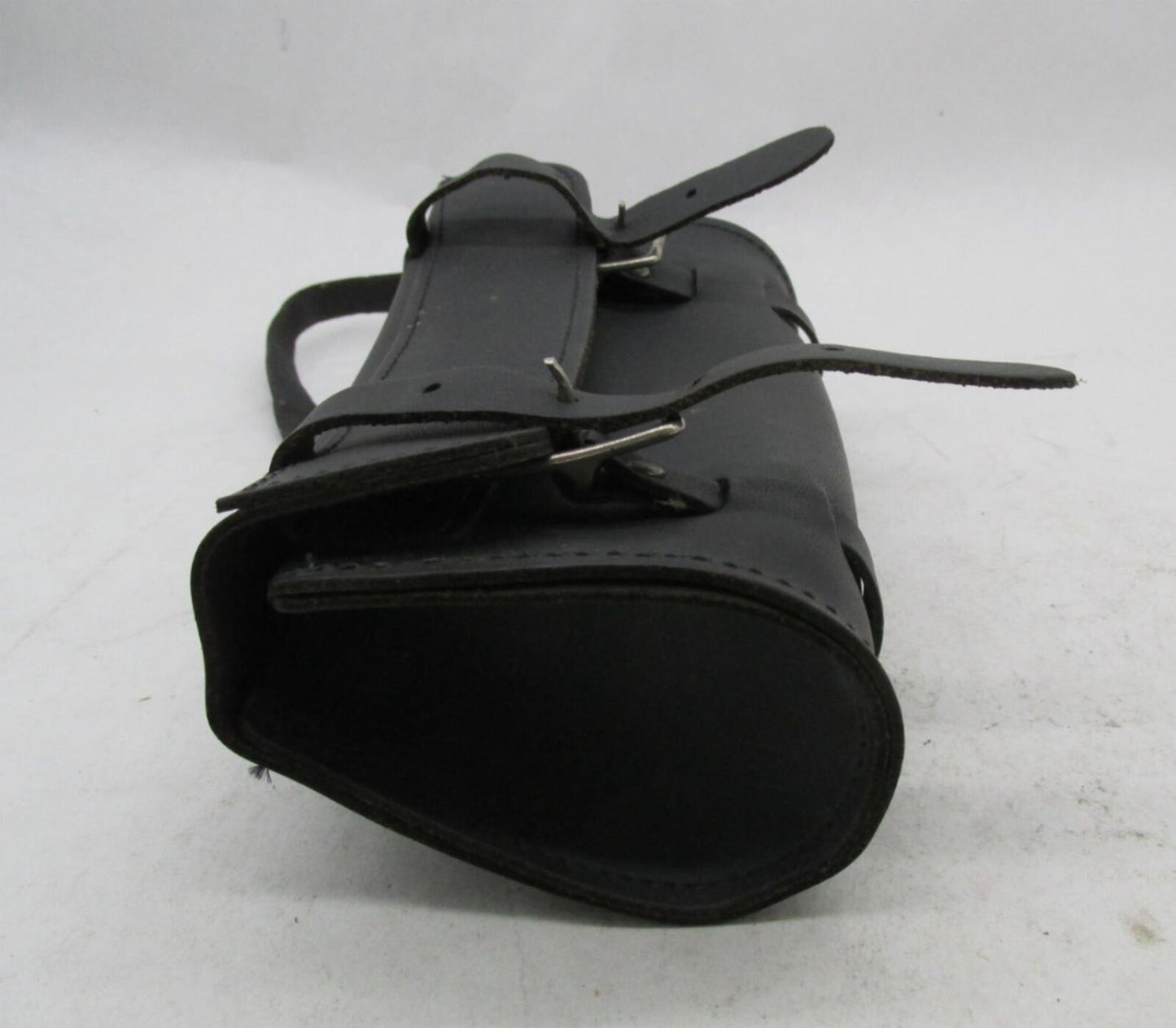 Universal Motorcycle Harley Buckle Fork Tool Pouch Synthetic Leather 10x5x2.5"