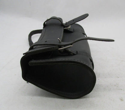 Universal Motorcycle Harley Buckle Fork Tool Pouch Synthetic Leather 10x5x2.5"