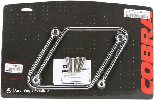 Cobra Chromed Saddlebag Support Feb-11