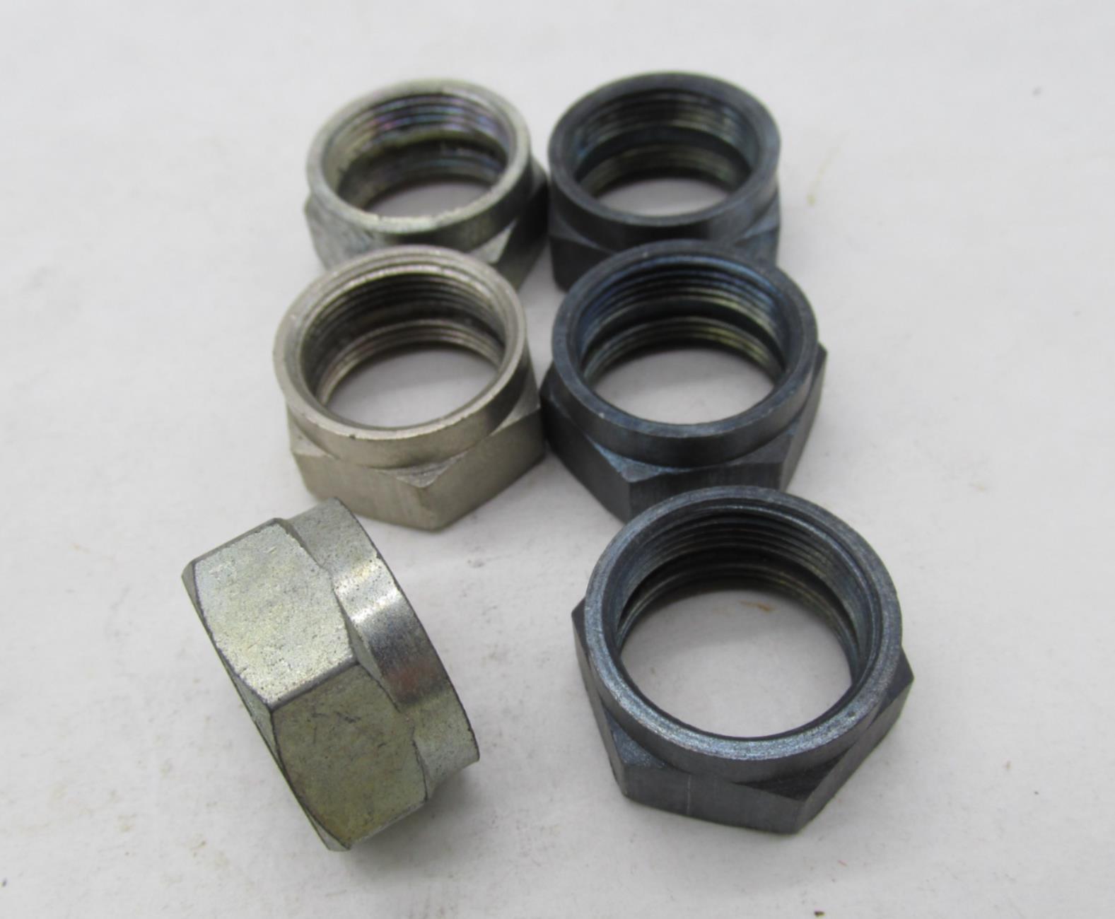 Lot of 6 Harley-Davidson Genuine NOS Aermacchi Petcock Fuel Valve Nuts 63528-66P