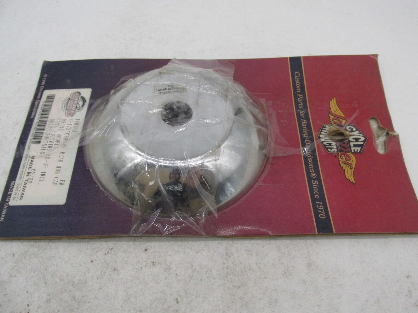 Harley Davidson Chrome Specialties 4.5" Big Twin Rear Hub Cap 140314