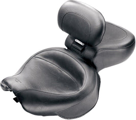 Mustang Wide Touring One-Piece Seat with Driver Backrest 79239