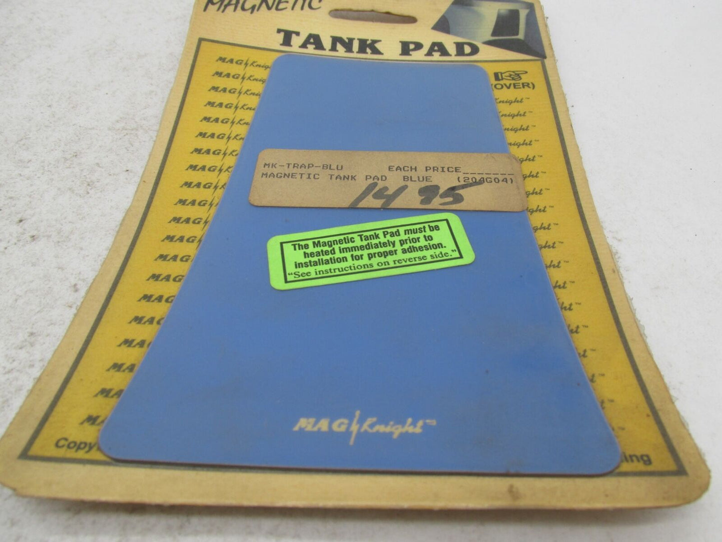 Mag Knight Universal Motorcycle Blue Magnetic Tank Pad MK-TRAP-BLU