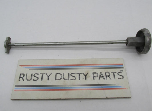 Vintage British BSA Triumph Norton Aluminum Steering Damper Shaft Rod & Knob