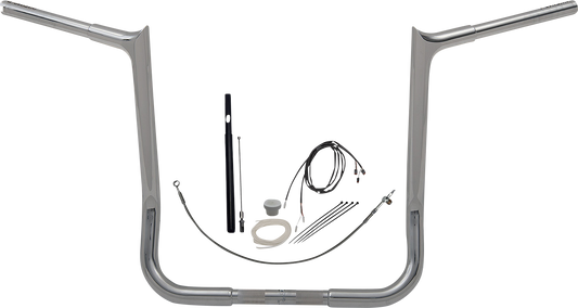 Fat Baggers, Inc. 1-1/4" EZ Install Pointed Top Handlebar Kit 16" Chrome 919016